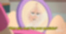 The reflection of Jessi's vagina in the mirror says: "Hey girl, I'm your genitals!"