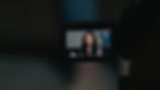 Picture of a monitor with Emily Robinson's face showing