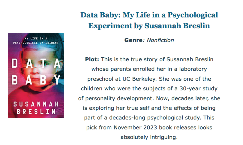 Details Baby Featured on Beyond the Bookends’ ‘most anticipated’ listing — SUSANNAH BRESLIN