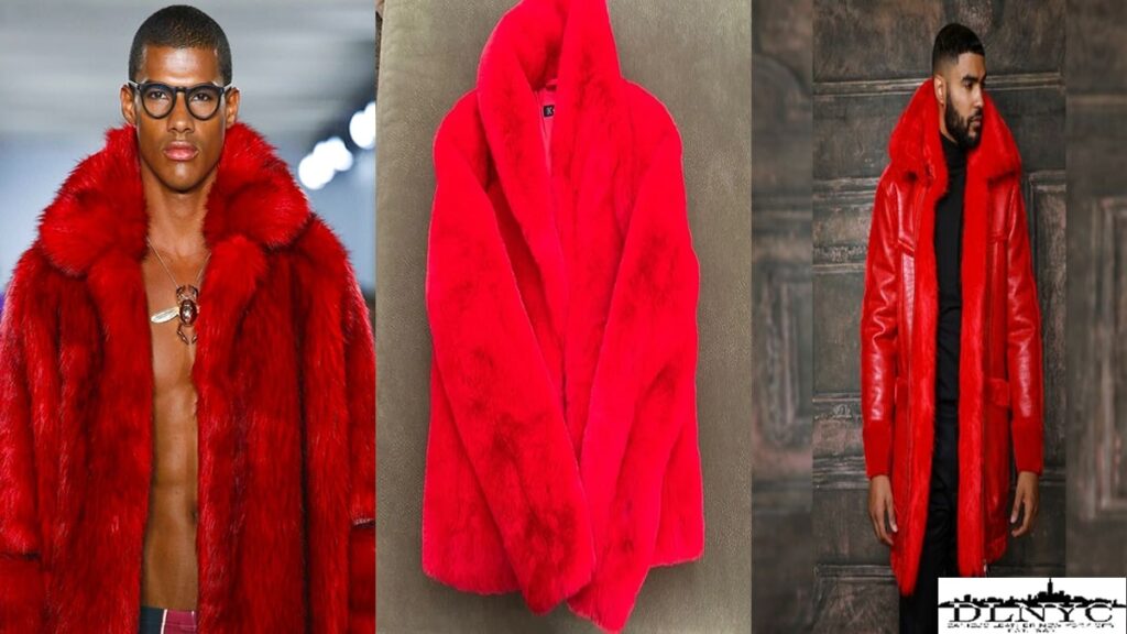 Men’s Red Faux Fur Coat: A Bold Fashion Statement for the Modern Gentleman