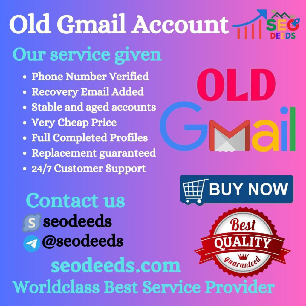 Buy Old Gmail Accounts