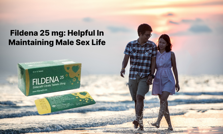 Fildena 25 mg: Helpful In Maintaining Male Sex Life