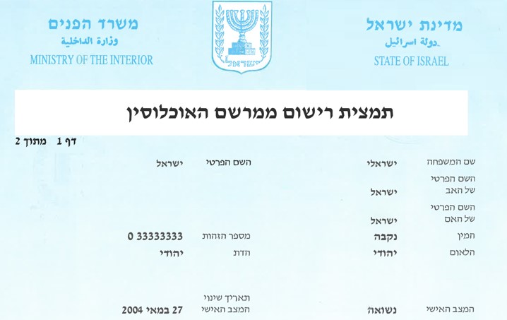 המעמד האזרחי שלך: התמצית שבתפקידה