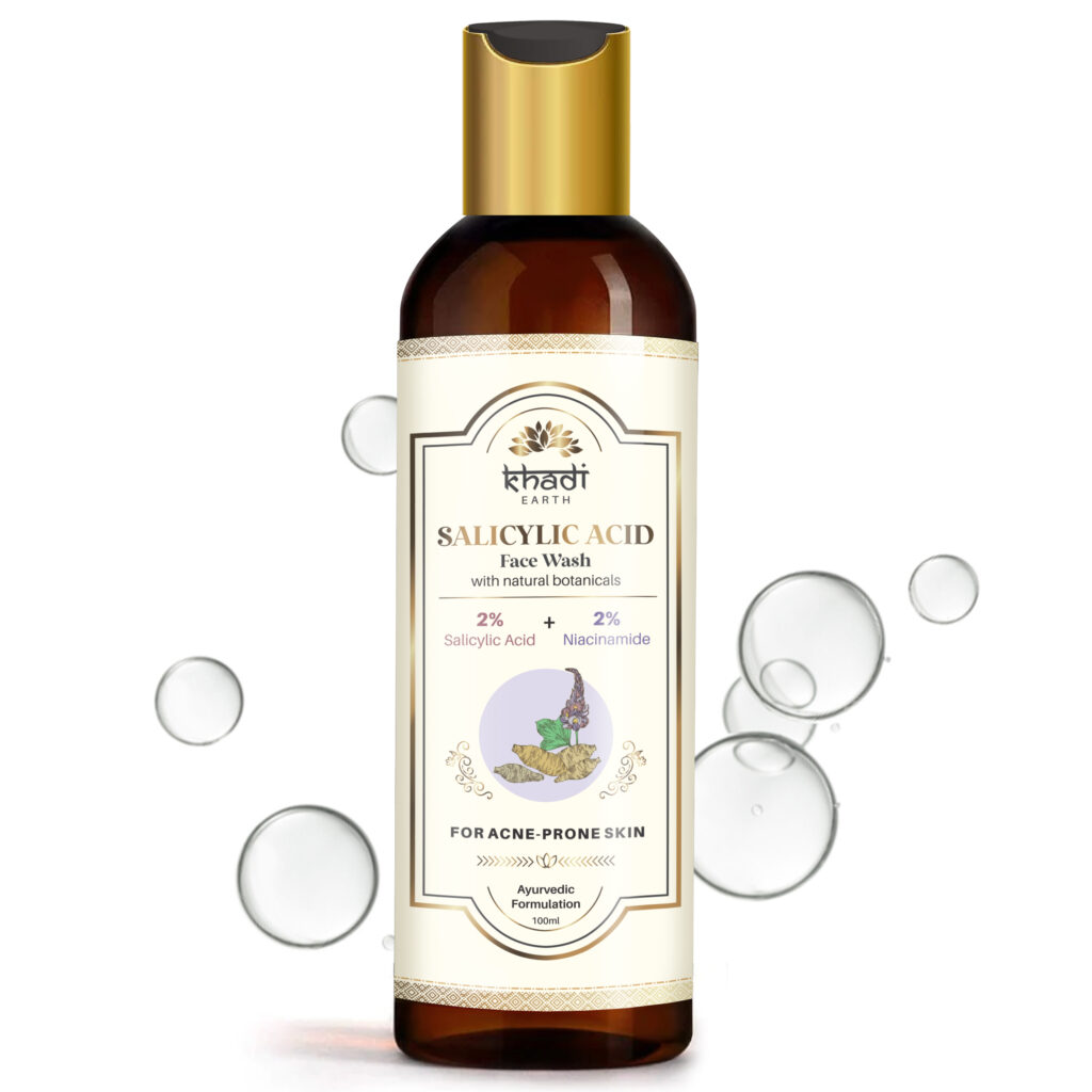 Khadi Earth 2% Salicylic Acid Face Wash with Niacinamide