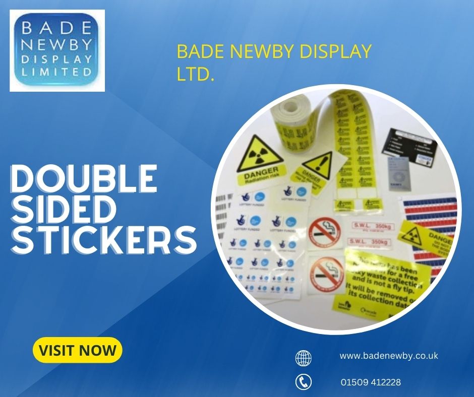 Boost Your Brand’s Visibility with Double Sided Stickers
