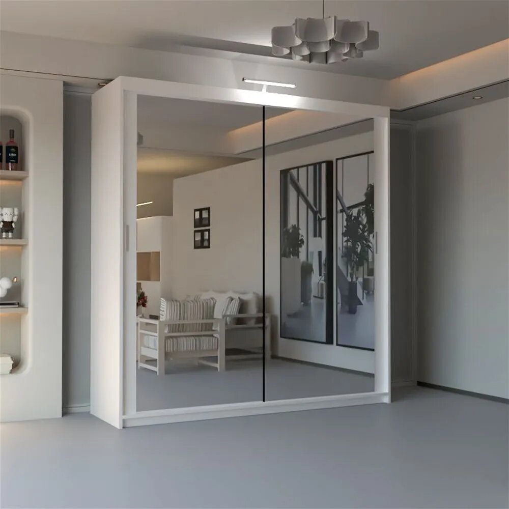 Discover Elegance: The Allure of a White Sliding Door Wardrobe
