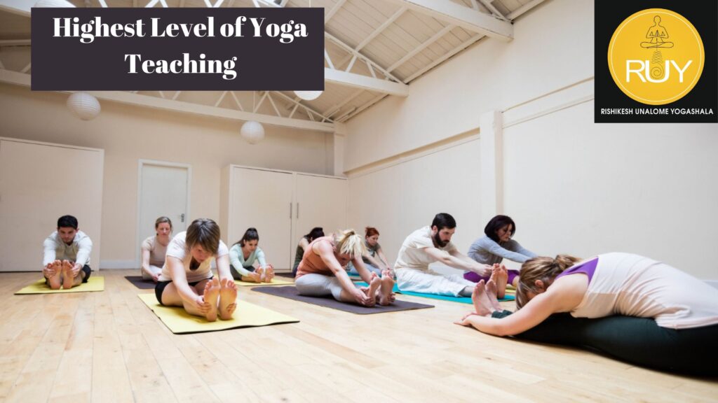 What is the highest level of yoga teacher?